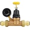 Tectite Tectite Apollo 3/4 in. Double Push Union Bronze Water Pressure Regulator with Gauge FSBPRV34WG - alternate 2